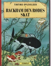 Rød Tintin: Rackham Den Es Skat Softcover - Cobolt Hardback  - 9788770854382