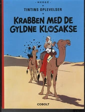 Tintin: Krabben Med Gyldne Klosakse Softcover - Cobolt Hardback  - 9788770854351