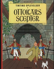 Tintin: Ottokars Scepter Softcover - Cobolt Hardback  - 9788770854481