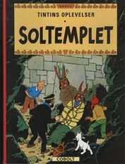 Tintin: Soltemplet Softcover - Cobolt Hardback  - 9788770854467