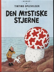 Tintin: Den Mystiske Stjerne Softcover - Cobolt Hardback  - 9788770854634