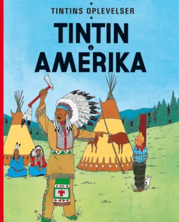 Tintin: Tintin Amerika Softcover - Cobolt Hardback  - 9788770855907