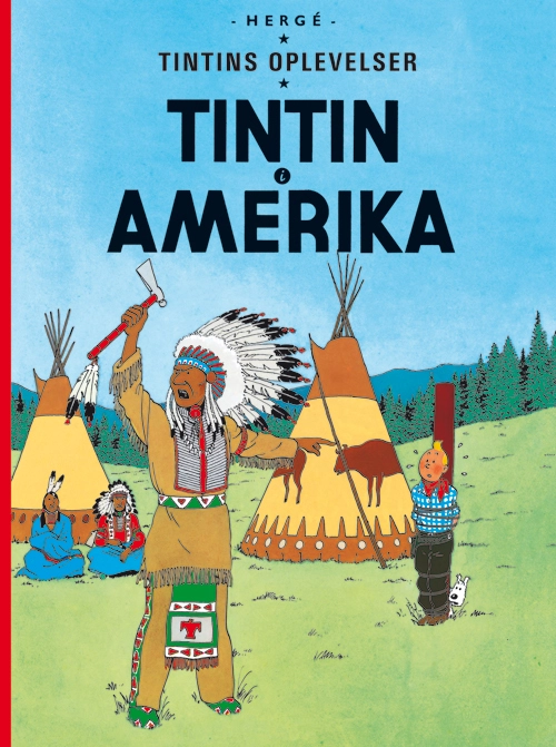 Tintin: Tintin Amerika Softcover - Cobolt Hardback - 9788770855907