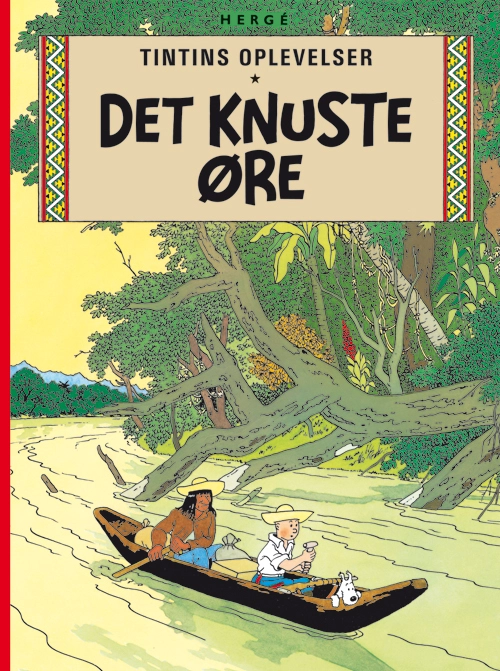 Tintin: Det Knuste øre Softcover - Cobolt Hardback - 9788770856188