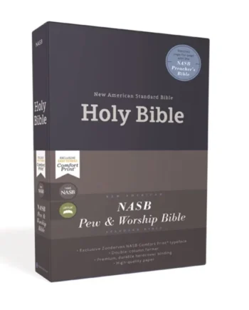 Nasb Church Bible Pew Bible Hardcover Blue 1995 Text Comfort Print - Zondervan Hardback  - 9780310451051