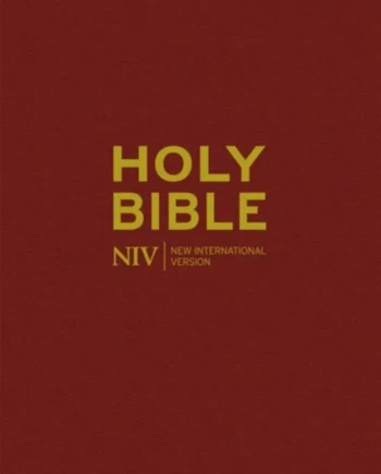 Niv Popular Burgundy Bible - Hardback  - 9781444701487
