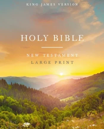 Kjv Print Outreach New Testament Bible Scenic Softcover Comfort Print - Hardback  - 9781400343621