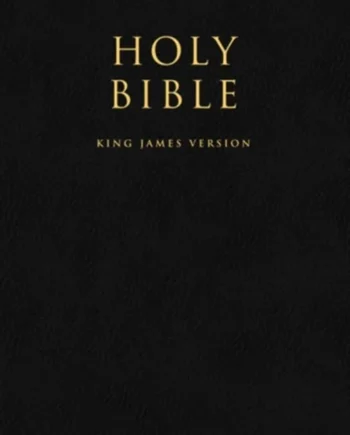 Sort Holy Bible: King James Version Kjv Popular Gift & Award Black Leatherette Edition - Hardback  - 9780007103072