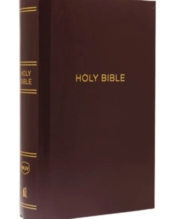 Nkjv Pew Bible Print Hardcover Burgundy Red Letter Comfort Print - Hardback  - 9780718095635