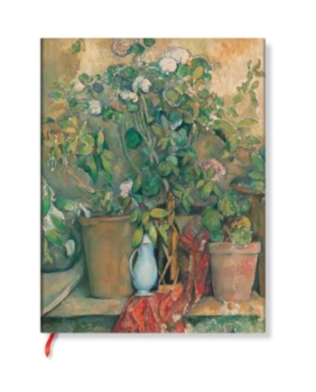 Cezanne Terracotta Pots And Flowers Mini Unlined - Paperblanks Hardback  - 9781439797914