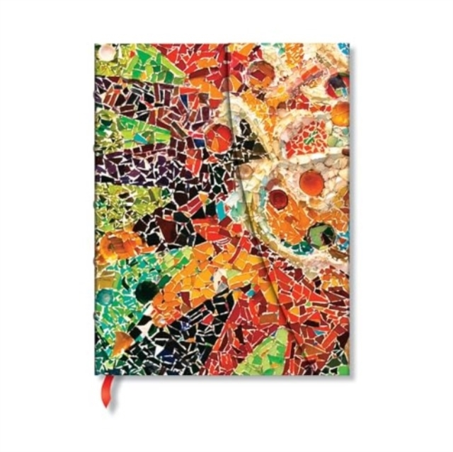 Gaudi Sun Gaudi Mosaics Mini Lined Journal Wrap - Paperblanks Hardback - 9781439797969