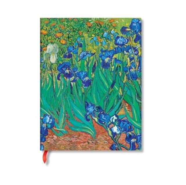 Van Gogh Irises Mini Unlined Journal Elastic Band - Paperblanks Hardback - 9781439798096