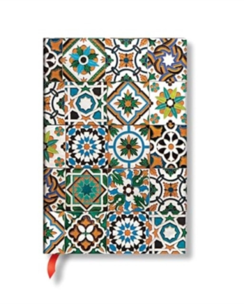 Porto Portuguese Tiles Mini Address Book Elastic - Paperblanks Hardback  - 9781439798140