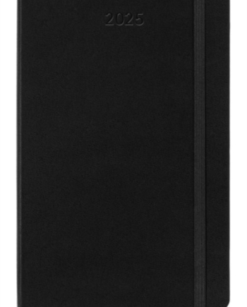 Sort Moleskine 2025 Month Weekly Hardcover Notebook Black - Moleskine Hardback  - 8056999270278