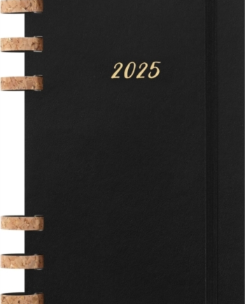 Sort Moleskine 2025 Month Softcover Spiral Planner Black - Moleskine Hardback  - 8056999271718