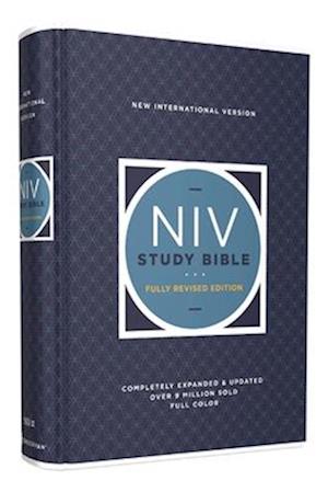 Amp Niv Study Bible Fully Revised Edition Hardcover Red Letter Comfort Printamp Bog - N/a Hardback - 9780310448945