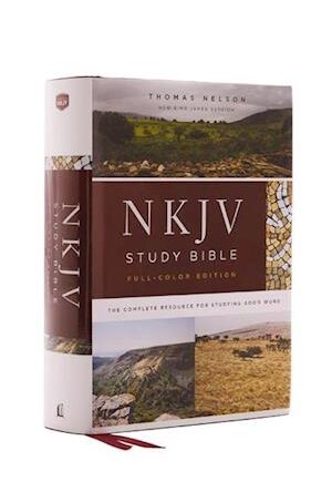 Amp Nkjv Study Bible Hardcover Burgundy Full Color Comfort Printamp Thomas Nelson Bog - Thomas Nelson Hardback  - 9780785220626