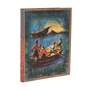 Amp The Famous Five Enid Blyton Ultra Lined Softcover Flexi Journal Elastic Band Closureamp Paperblanks Bog - Paperblanks Hardback  - 9781439798300